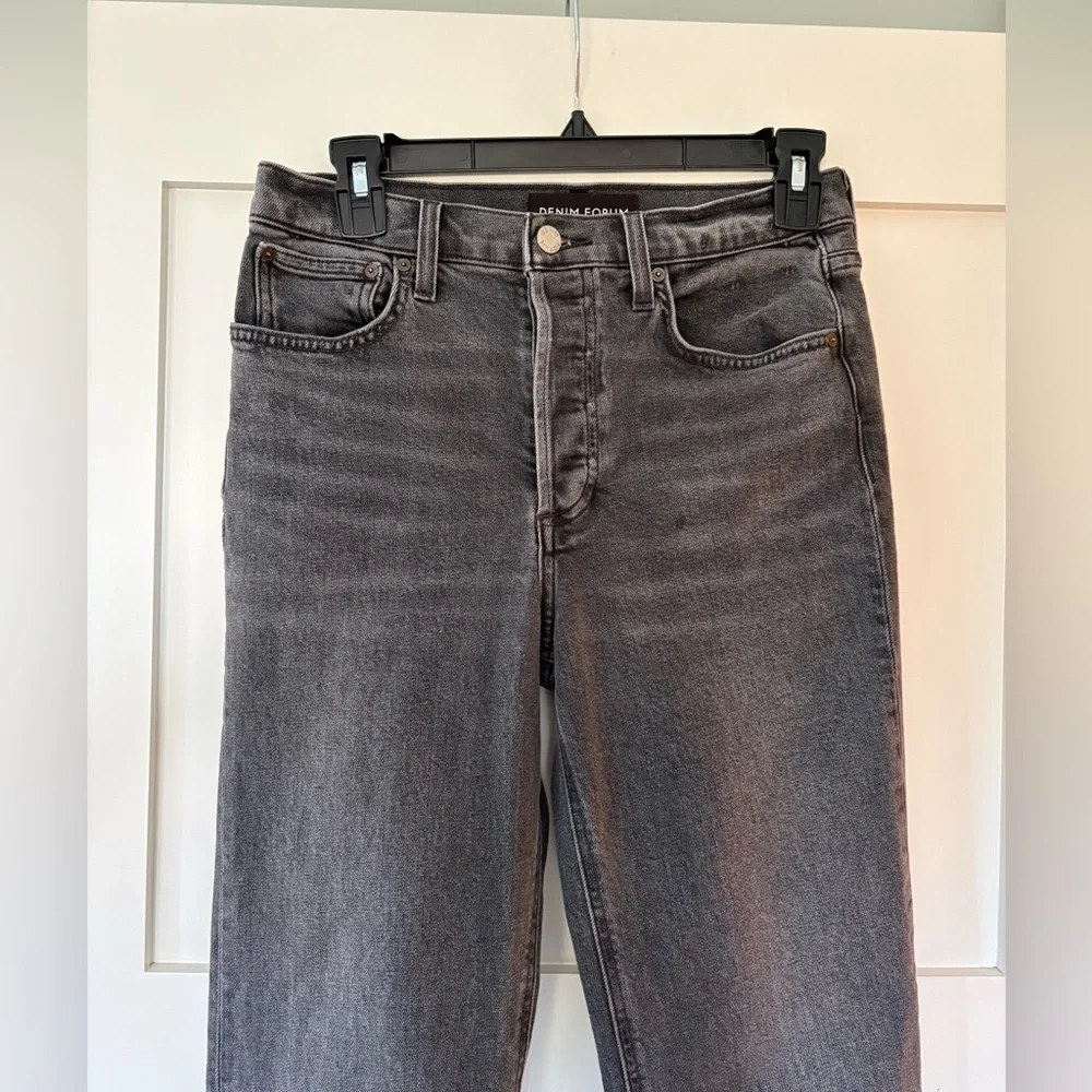 Denim Forum The Arlo High Rise Straight Jean Size 27 - Picture 5 of 7